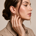 Trinity Hoop Earrings