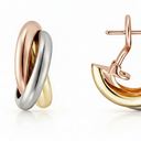Trinity Hoop Earrings
