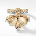 Two Tone Grain De Café Diamond Ring