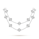 Vintage Alhambra 20 Motifs Style Fluted Clover Necklace