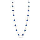 Vintage Alhambra Agate Clover 20 Motifs Necklace