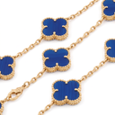 Vintage Alhambra Agate Clover 20 Motifs Necklace