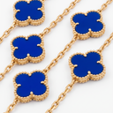 Vintage Alhambra Agate Clover 20 Motifs Necklace