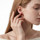Vintage Alhambra Carnelian Motif Earrings
