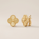 Vintage Alhambra Guilloche Earrings