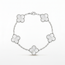 Vintage Alhambra Mother of Pearl Clover 5 Motifs Bracelet