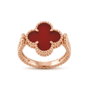 Vintage Alhambra Red Reversible Ring