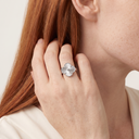 Vintage White Gold Alhambra Clover Ring