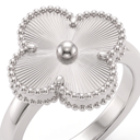 Vintage White Gold Alhambra Clover Ring