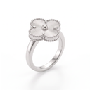 Vintage White Gold Alhambra Clover Ring
